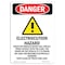 Signmission OSHA Sign, 14" Height, Rigid Plastic, Electrocution Hazard, Portrait, 1014-V-1763 OS-DS-P-1014-V-1763 - alternate 1